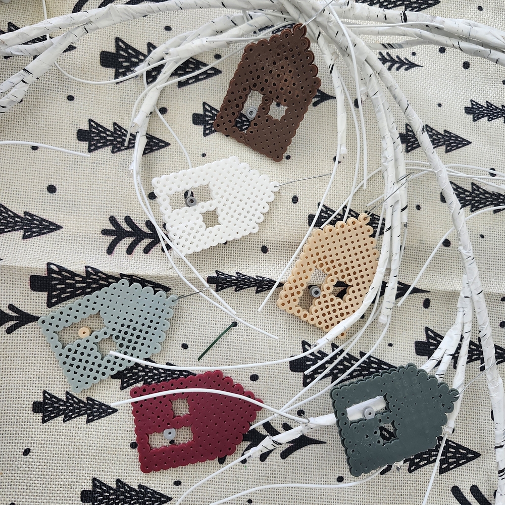 Charming Holiday House Ornaments